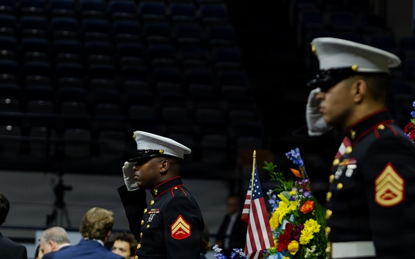 Pfc. Roy H. Drinkard Funeral Service