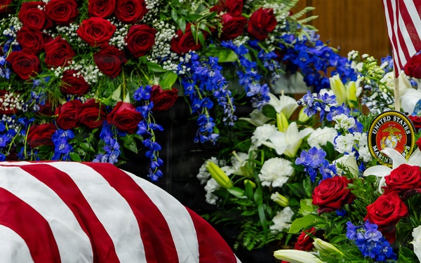 Pfc. Roy H. Drinkard Funeral Service