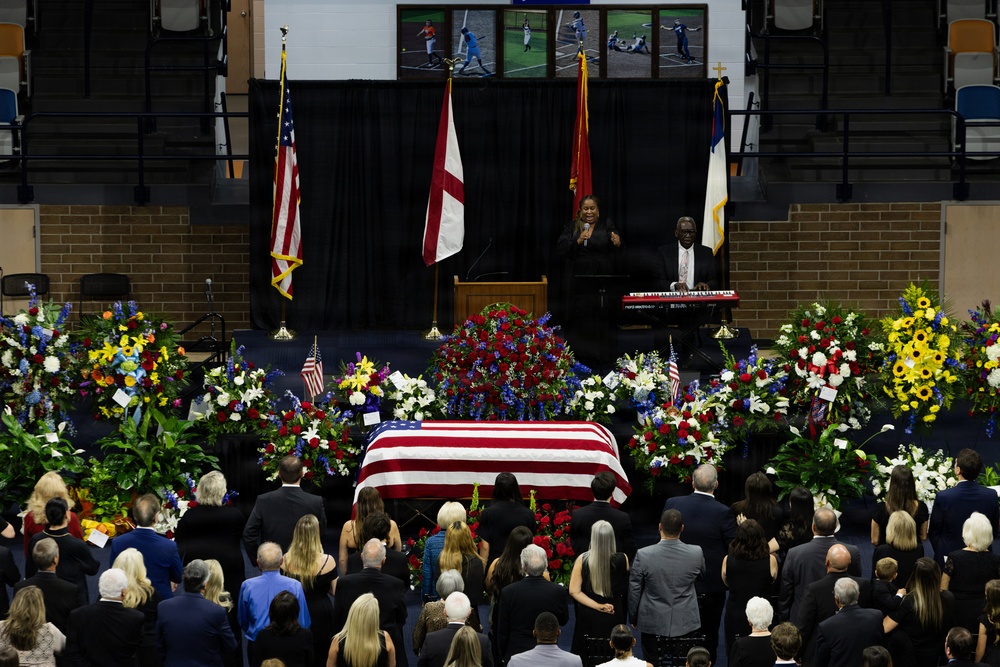 Pfc. Roy H. Drinkard Funeral Service