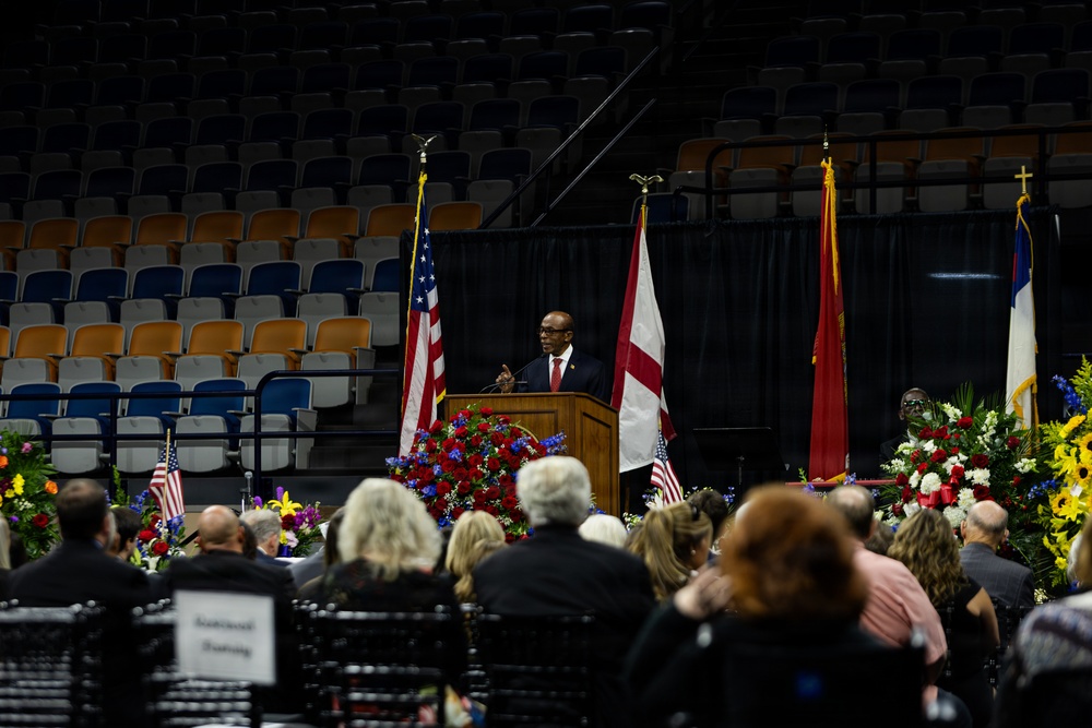 Pfc. Roy H. Drinkard Funeral Service