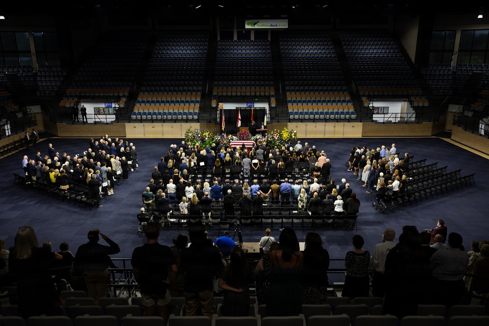 Pfc. Roy H. Drinkard Funeral Service