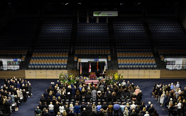 Pfc. Roy H. Drinkard Funeral Service