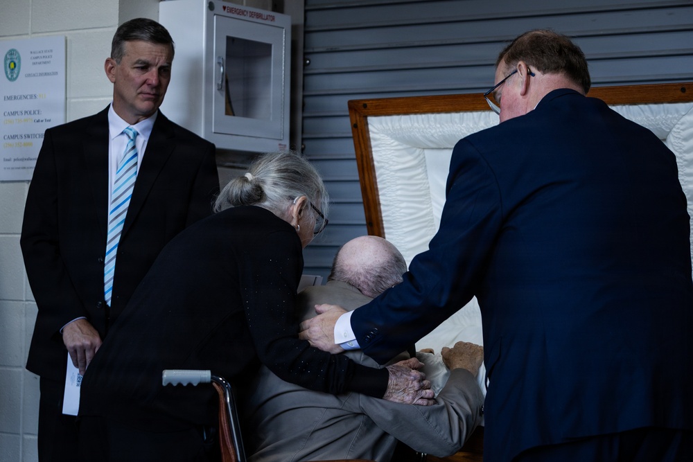 Pfc. Roy H. Drinkard Funeral Service