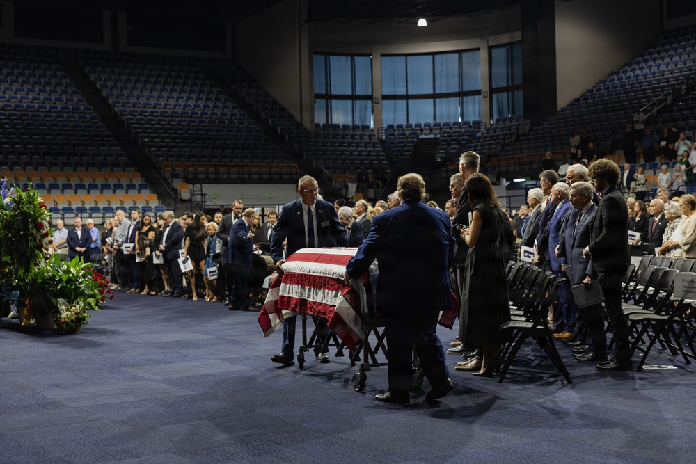 Pfc. Roy H. Drinkard Funeral Service