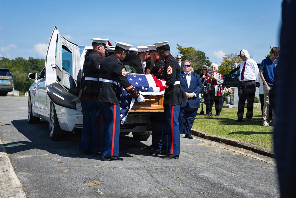 Pfc. Roy H. Drinkard Funeral Service