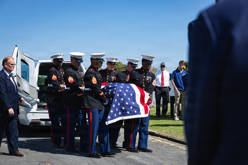 Pfc. Roy H. Drinkard Funeral Service