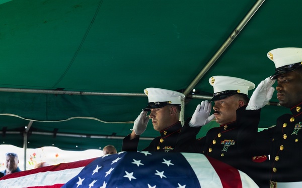 Pfc. Roy H. Drinkard Funeral Service