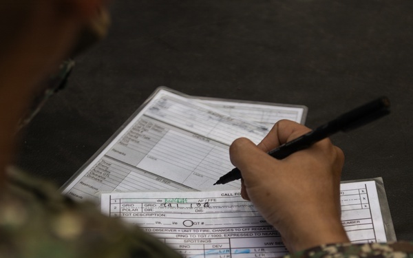 U.S. Marines conduct Call for Fire Training with Philippine Marines