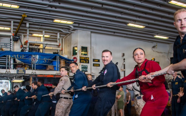 USS Boxer, USNS Cesar Chavez Conduct RAS