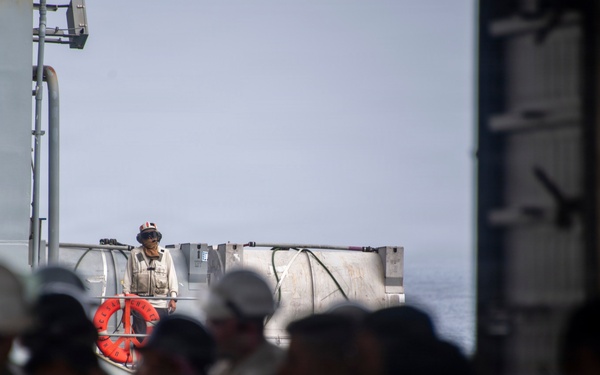 USS Boxer, USNS Cesar Chavez Conduct RAS