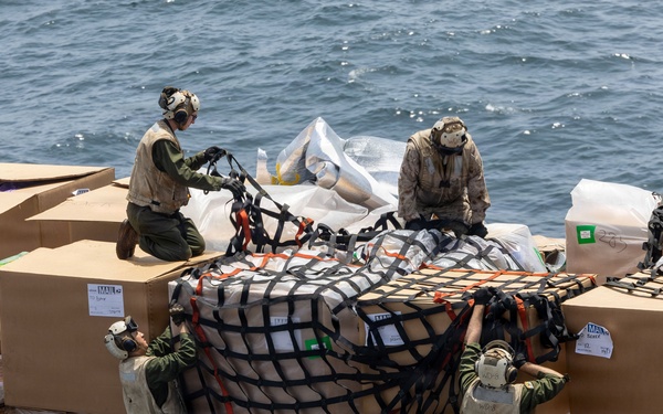 USS Boxer, USNS Cesar Chavez Conduct RAS