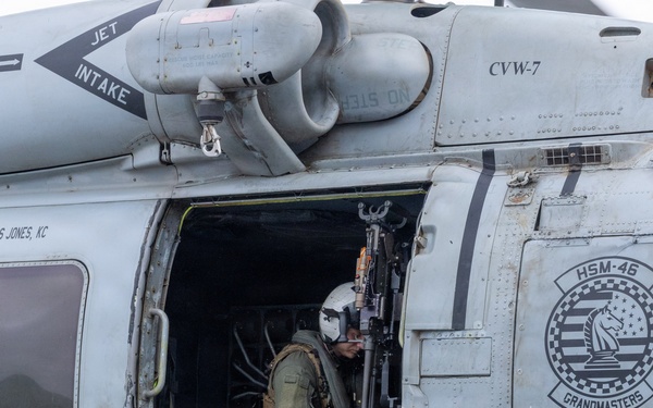 Flight Operations Aboard USS Ross (DDG 71)
