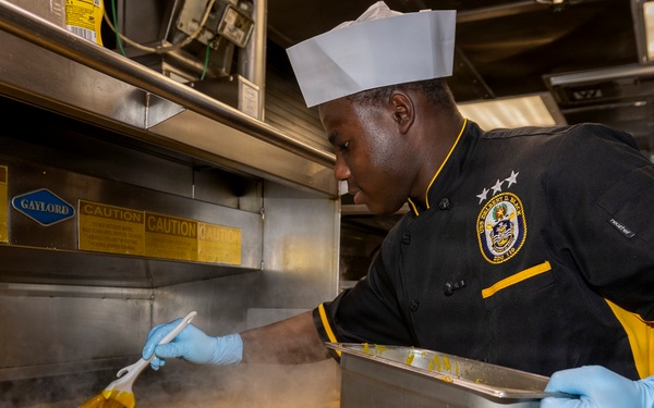 Meal Preparation Aboard USS Delbert D. Black