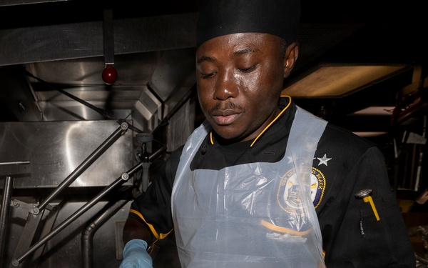 Meal Preparation Aboard USS Delbert D. Black