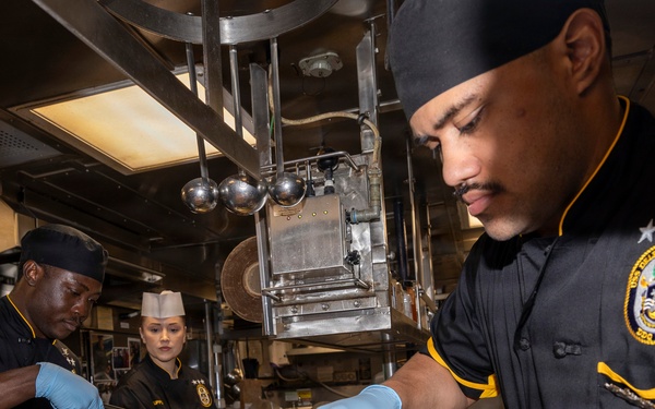 Meal Preparation Aboard USS Delbert D. Black
