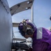 U.S. Navy Sailor Refuels MV-22B Osprey