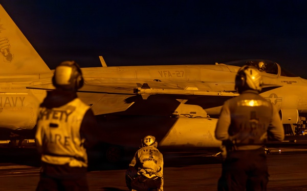George Washington Conducts Flight Operations