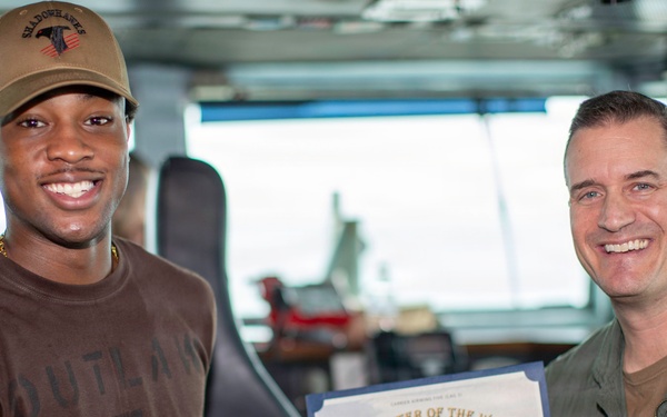 George Washington Recognizes Sailor of the Week