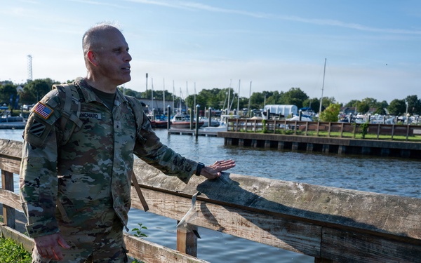 DC National Guard Commanding General joins JTF-DC Guardsmen in ruckmarch