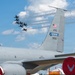 F-16 Thunderbirds Fly Past Grissom's KC-135