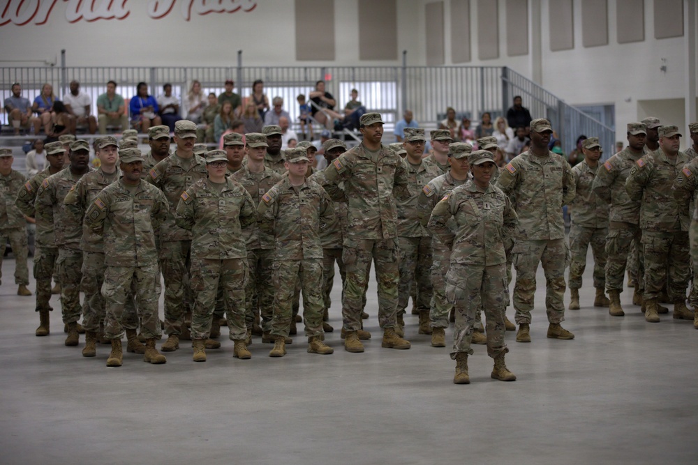 Alpha Company, 198th Expeditionary Signal Battalion Deployment Ceremony