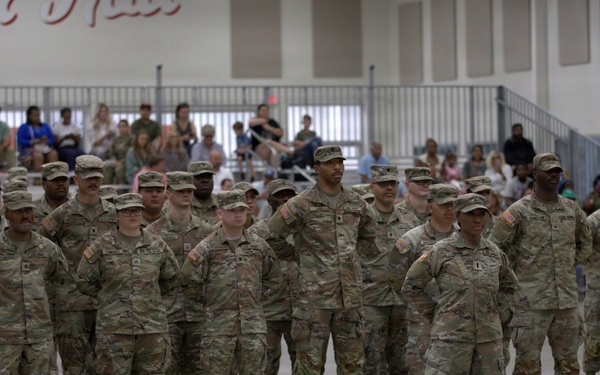 Alpha Company, 198th Expeditionary Signal Battalion Deployment Ceremony