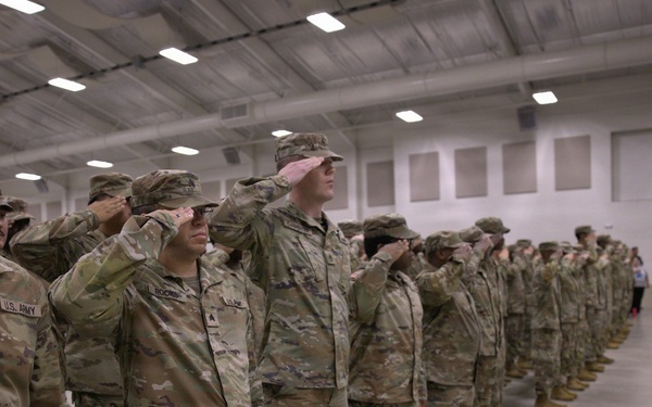 Alpha Company, 198th Expeditionary Signal Battalion Deployment Ceremony