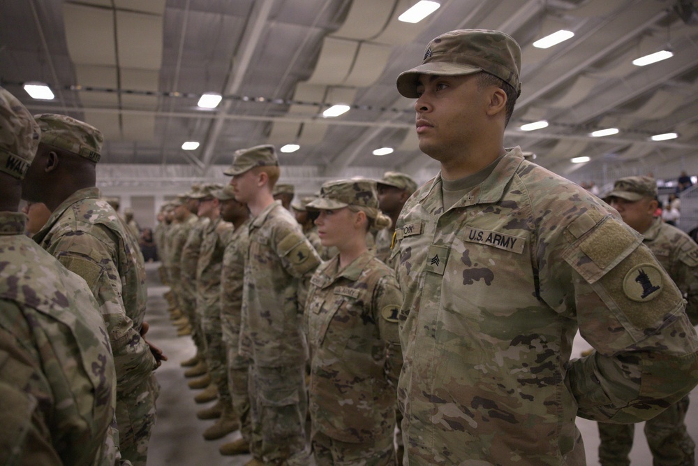 Alpha Company, 198th Expeditionary Signal Battalion Deployment Ceremony