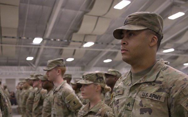Alpha Company, 198th Expeditionary Signal Battalion Deployment Ceremony