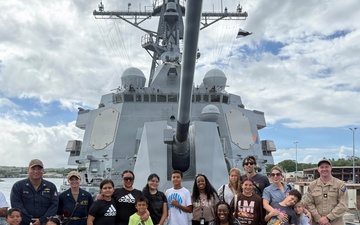 USS Daniel Inouye hosts Fleet and Family Readiness Employees