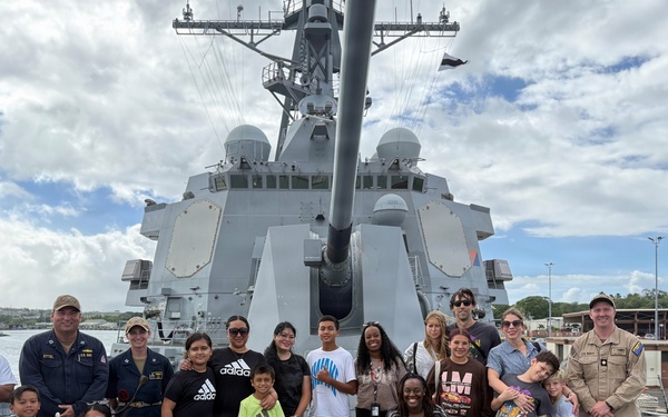 USS Daniel Inouye hosts Fleet and Family Readiness Employees