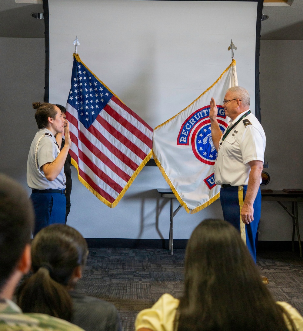 Valey student recognized as first high school senior to enlist in US Army.