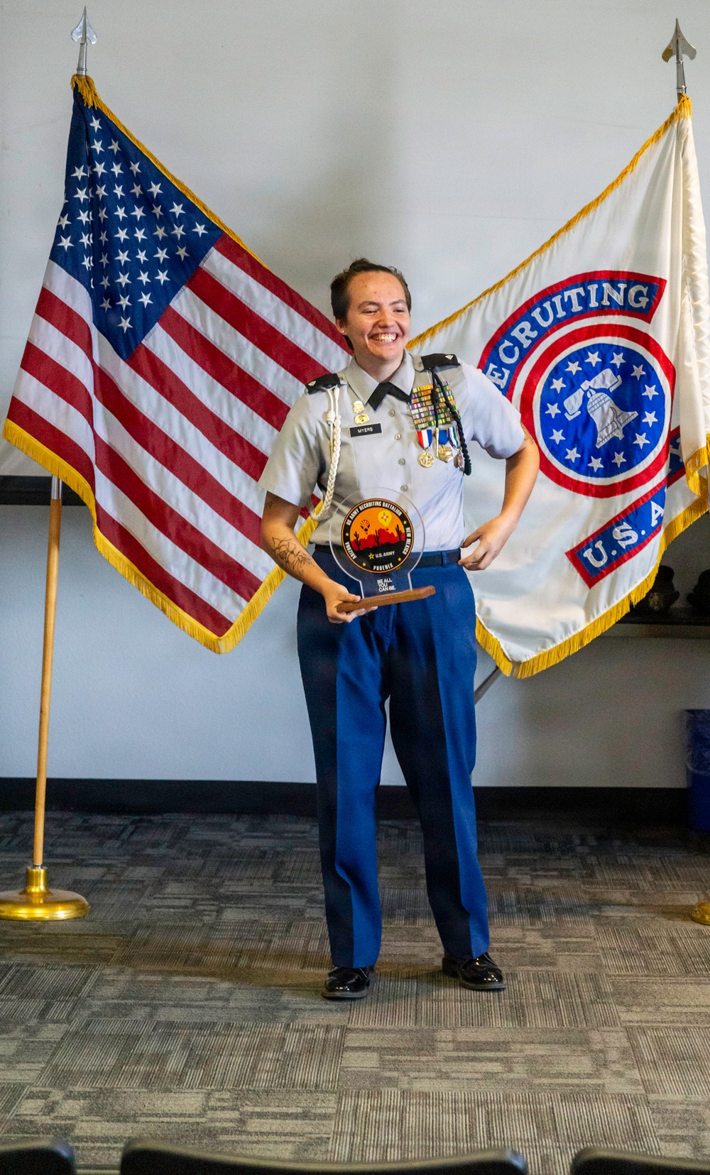 Valey student recognized as first high school senior to enlist in US Army.