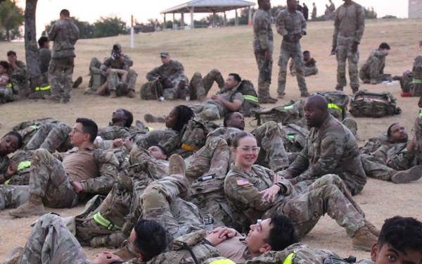 The Price of Excellence: 2d Chemical Soldiers Rest After Completing Grueling Danish Flyver Ruck March at Fort Hood