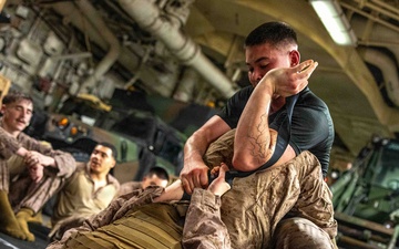 11th MEU Marines, Conduct MCMAP Culminating Event Aboard USS Boxer