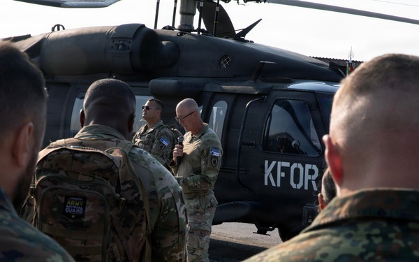 Camp Bondsteel honors fallen during Extortion 17 memorial ruck march