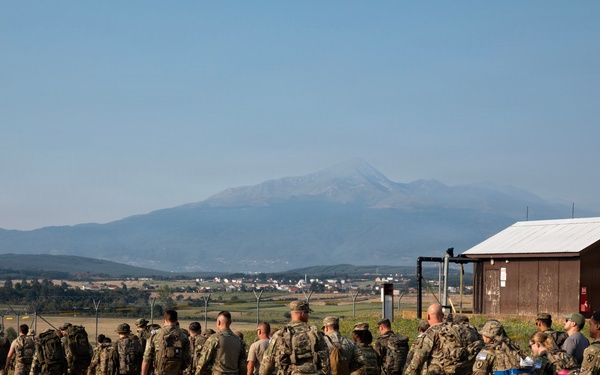 Camp Bondsteel honors fallen during Extortion 17 memorial ruck march