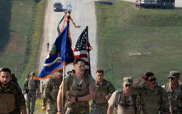 Camp Bondsteel honors fallen during Extortion 17 memorial ruck march
