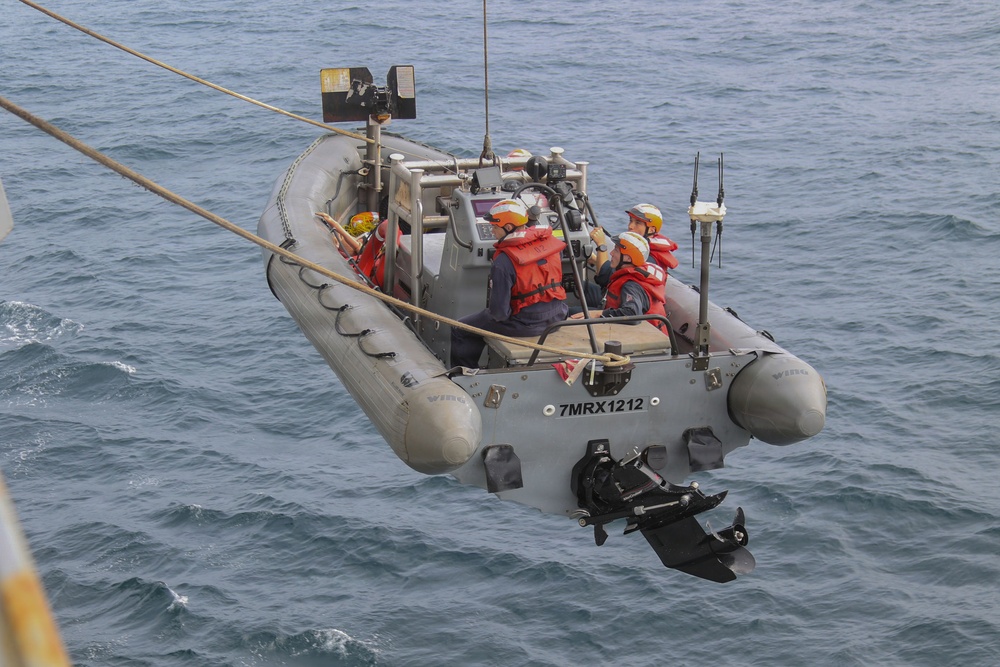 DVIDS - Images - USS Portland Sailors Conduct Routine Operations [Image ...