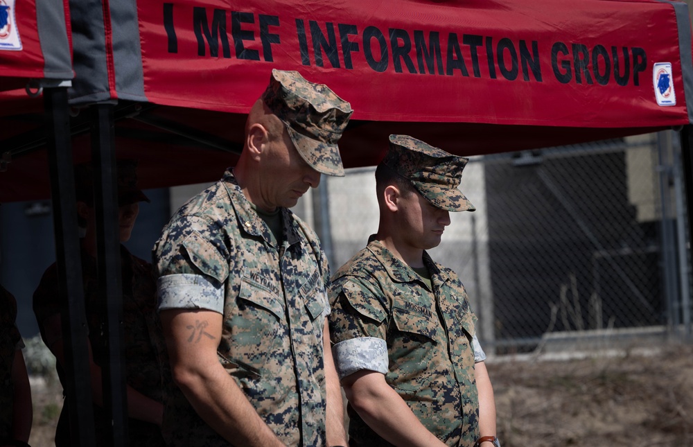 1st Communication Strategy and Operations Company conducts change of command ceremony