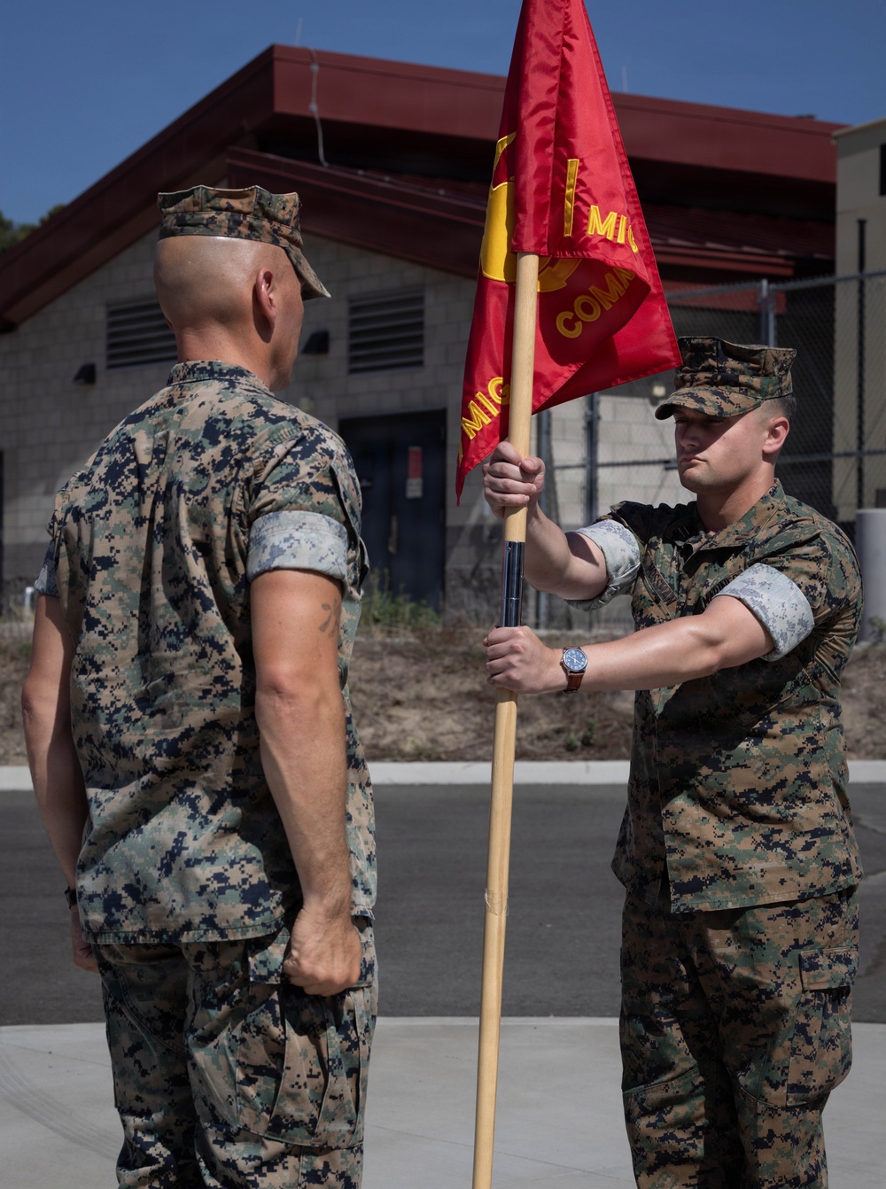 1st Communication Strategy and Operations Company conducts change of command ceremony