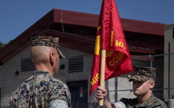 1st Communication Strategy and Operations Company conducts change of command ceremony