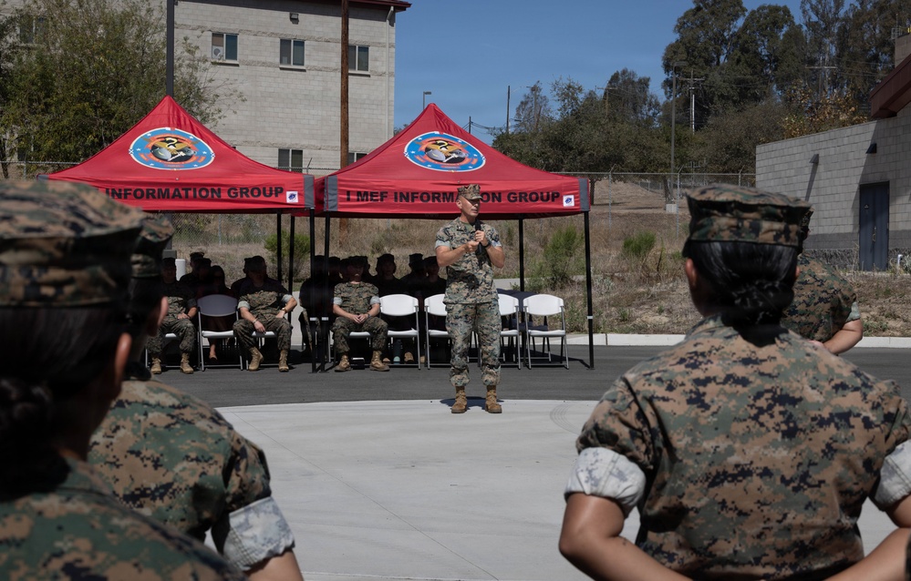 1st Communication Strategy and Operations Company conducts change of command ceremony