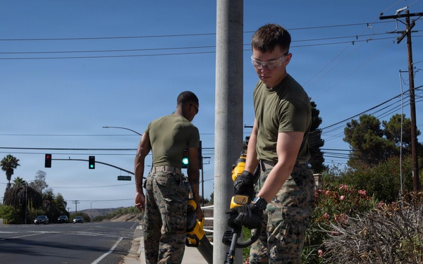 I MIG Marines conduct Semper Tergeo cleanup