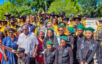 104-year-old WWII veteran, civic leaders celebrate Buffalo Soldiers Monument in Tampa