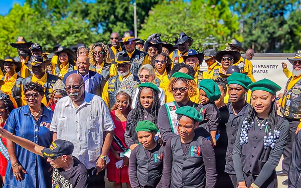 104-year-old WWII veteran, civic leaders celebrate Buffalo Soldiers Monument in Tampa