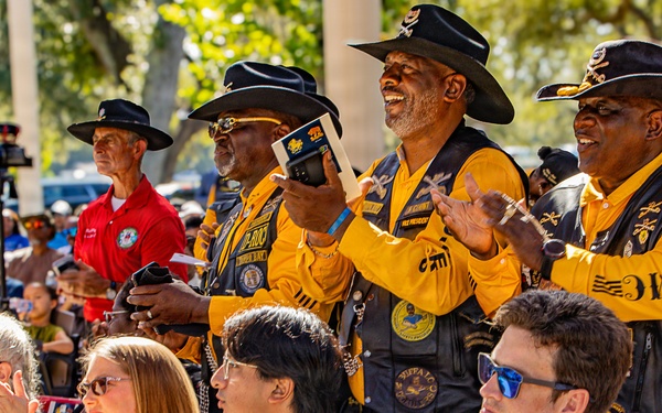 Community members, veterans gather for Buffalo Soldiers Monument dedication