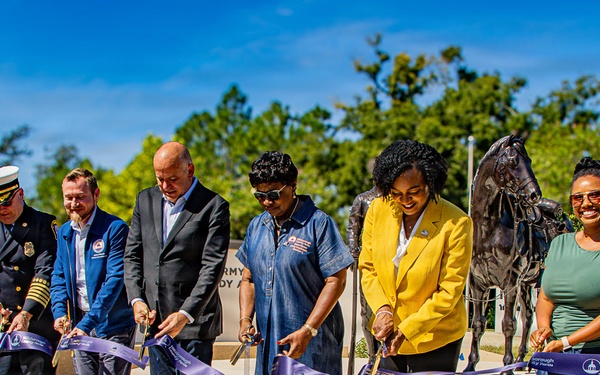 Hillsborough County leaders cut ribbon for Buffalo Soldiers Monument