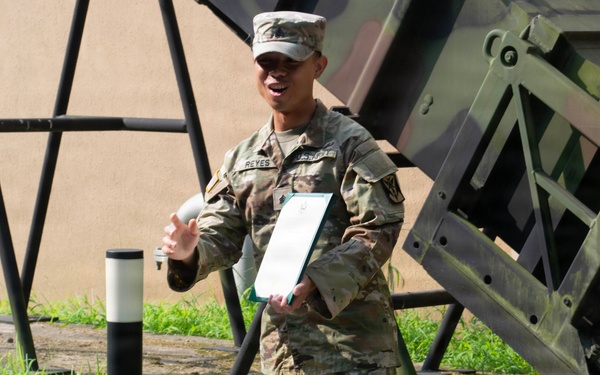 SPC Reyes Promoted to Sergeant During Ceremony at Osan Air Base