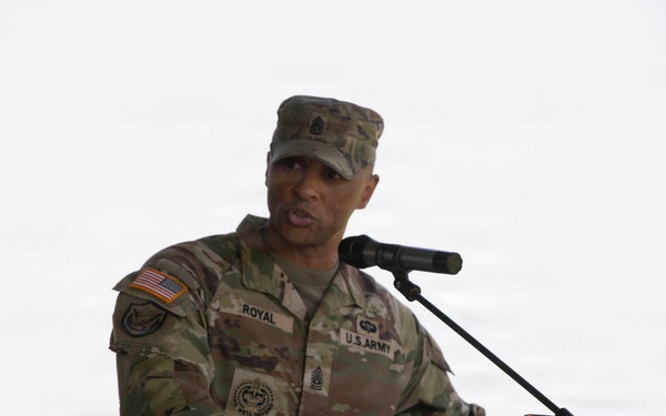 CSM Royal Assumes Responsibility as 35th ADA Brigade Command Sergeant Major